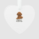 Search for toy poodle christmas tree decorations Wolf