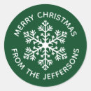 Search for green snowflake stickers Simple