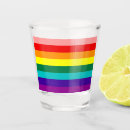 Search for gay shot glasses Rainbow flag