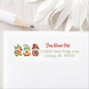 Search for gnomes return address labels Gnome christmas