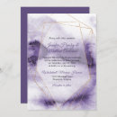 Search for purple ombre wedding invitations Ultra violet
