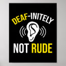 Search for rude posters Deaf