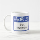 Search for hello my name is mugs Blue
