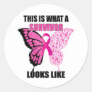 Search for breast cancer survivors stickers For her