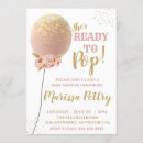 Search for rose gold balloons invitations Blush pink