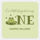 Search for frog birthday stickers Green