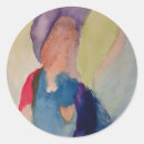 Search for abstract watercolor stickers Colorful