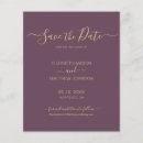 Search for plum gold save the dates Typography