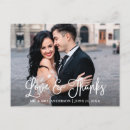 Search for fun wedding postcards Just married