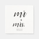 Search for mr and mrs napkins Cocktail