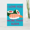 Search for sushi love cards Food