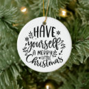 Search for modern christmas tree decorations Snowflakes