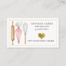 Search for bakery discount cards Watercolor