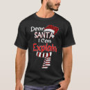 Search for red plaid tshirts Santa