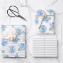 Search for blue hydrangea wrapping paper Cottagecore
