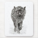 Search for winter wolf mouse mats Snow