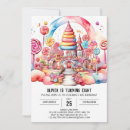 Search for candyland party invitations Watercolor