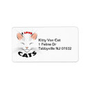 Search for cat love return address labels Feline