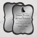 Search for bride and groom silhouette wedding invitations Typography