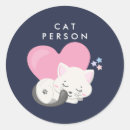 Search for cat person stickers Kitty