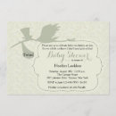 Search for carrying invitations Stork carrying baby