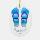 Search for flip flop christmas tree decorations Beach