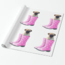 Search for pug wrapping paper Fawn