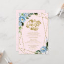 Search for foil quinceanera invitations Watercolor