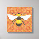 Search for honey bee canvas prints Watercolor