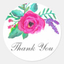 Search for fresh wedding stickers Thank you