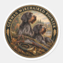Search for german wirehaired pointer stickers Hunting dog