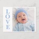 Search for baby boy announcement postcards Picture
