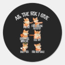 Search for funny fox stickers Wildlife