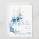 Search for hydrangea bridal shower invitations Elegant calligraphy script