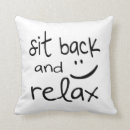 Search for relax quote cushions Humour