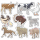 Search for cartoon cattle stickers Adorable