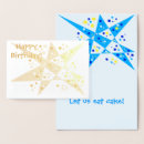 Search for gold stars birthday cards Blue