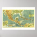 Search for caribbean map posters Central america