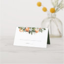 Search for orange place cards Floral