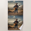 Search for guitar beach towels Western