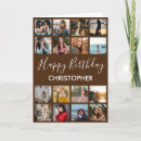 Search for brown photo cards Brown and white