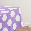 Search for purple polka dot tablecloths For her