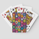 Search for hexagon playing cards Abstract