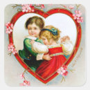 Search for vintage valentines for kids stickers Children