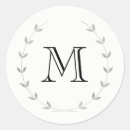 Search for silver monogram stickers Pretty