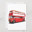 Search for double decker invitations Red bus