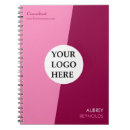 Search for logo notebooks Pink