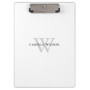 Search for stylish clipboards Initial