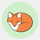 Search for foxes stickers For kids