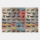 Search for silhouette wrapping paper Black